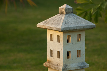 Image showing Asian garden lantern