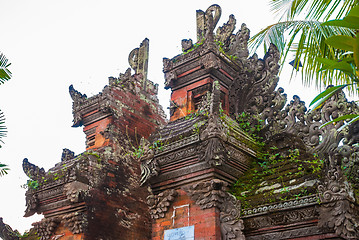 Image showing Bali temple gate