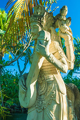 Image showing Traditional Bali statue