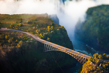 Image showing Bridge over Victoria Falls