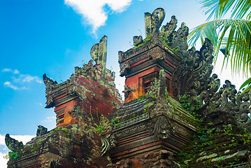 Image showing Bali temple gate