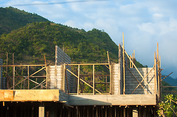 Image showing Construction site in Bali