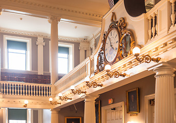 Image showing Clock, Assembly Hall, Fanueil Hall, Boston