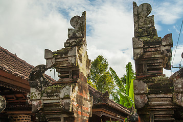 Image showing Bali temple gate