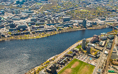 Image showing Boston University, Charles River, and MIT aerial