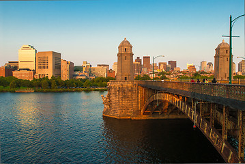 Image showing Boston's Longfellow Bridge