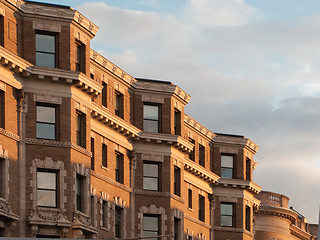 Image showing Boston Back Bay Brownstones