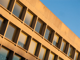 Image showing Architectural detail, concrete building