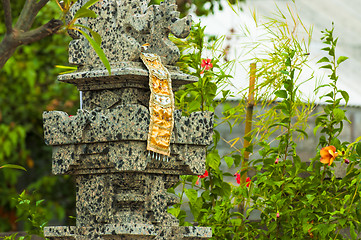 Image showing Balinese Hindu shrine