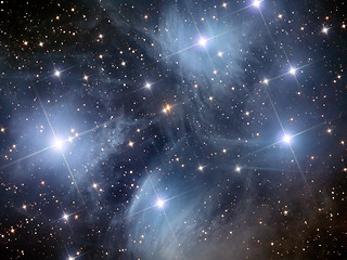 Image showing Pleiades M45