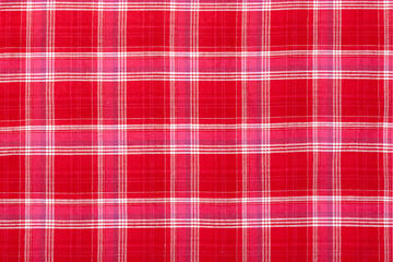 Image showing Checkered napkin