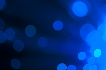 Image showing Festive lights and circles. Christmas background