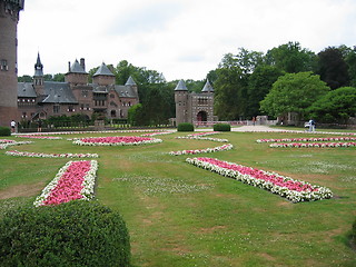 Image showing castle garden, de Haar