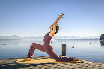 Image showing yoga woman