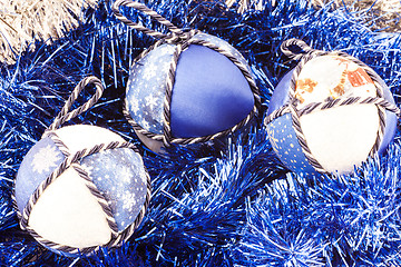 Image showing Handmade Christmas Balls