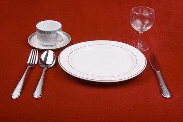 Image showing Place setting