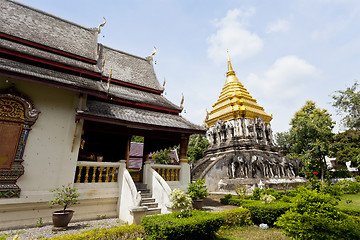 Image showing Wat Chiang Man temple in Chiang Mai, Thailand.