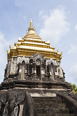 Image showing Wat Chiang Man temple in Chiang Mai, Thailand.