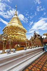 Image showing Wat Phrathat Doi Suthep temple in Chiang Mai, Thailand.