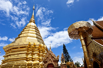 Image showing Wat Phrathat Doi Suthep temple in Chiang Mai, Thailand.