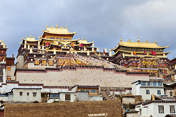 Image showing Ganden Sumtseling Monastery in Shangrila, Yunnan, China.