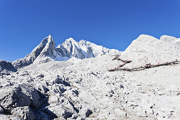 Image showing Jade Dragon Snow Mountain in Lijiang, Yunnan, China 