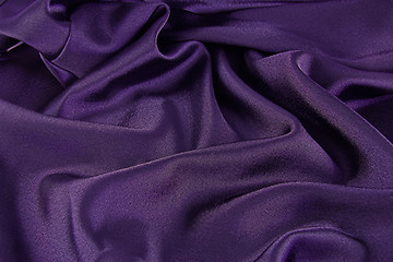 Image showing Purple satin