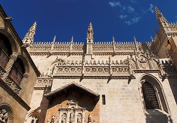 Image showing Facade of the cathedral of Granada, Spain