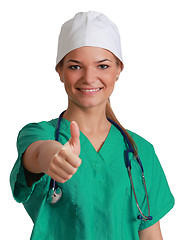 Image showing Young Woman Doctor