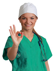 Image showing Young Woman Doctor