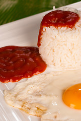 Image showing Arroz a la cubana