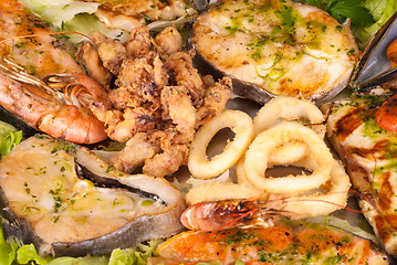 Image showing Assorted seafood