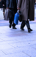 Image showing Businessmen shopping