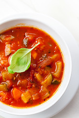 Image showing Minestrone soup