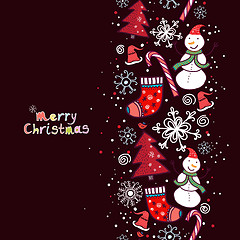 Image showing Christmas background with place for your text