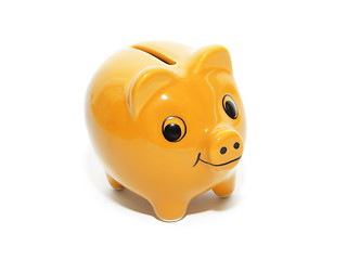 Image showing yellow money pig