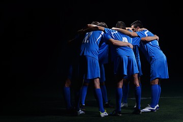 Image showing soccer players team