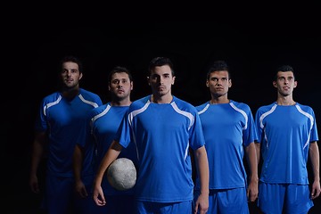 Image showing soccer players team