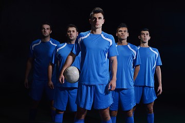 Image showing soccer players team