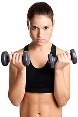 Image showing Woman Working Out