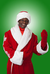 Image showing black santa