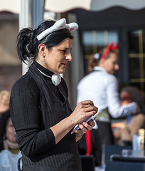 Image showing Waitress