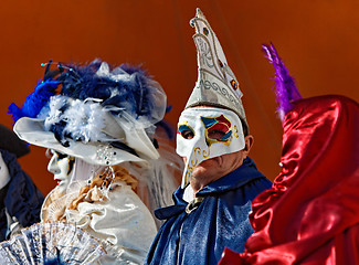 Image showing Poeple in Venetian Masks