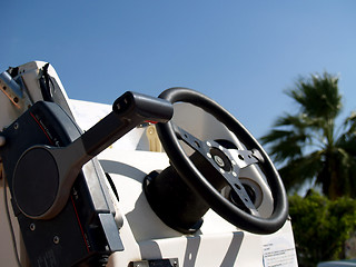 Image showing Speed Boat Wheel