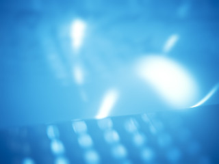 Image showing abstract blue