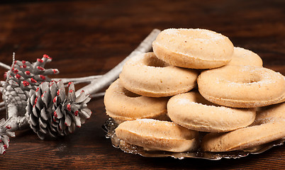 Image showing Spanish Christmas bagels