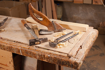 Image showing Old tools