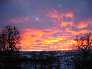 Image showing Sunrise in the mountain