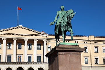 Image showing The Royal Palace in Oslo, Norway