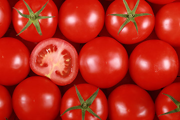 Image showing Tomatoes forming a background